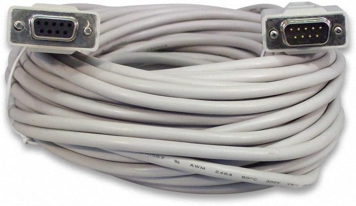DB9 9 Pin Serial RS232 Male / Female Cable