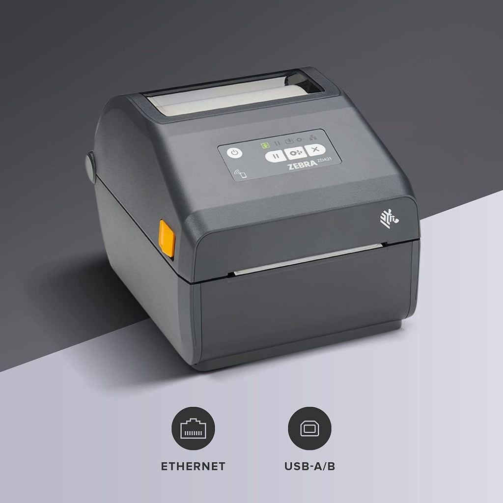 Zebra ZD421 Thermal Printer 203 dpi Width 4-inch USB Ethernet